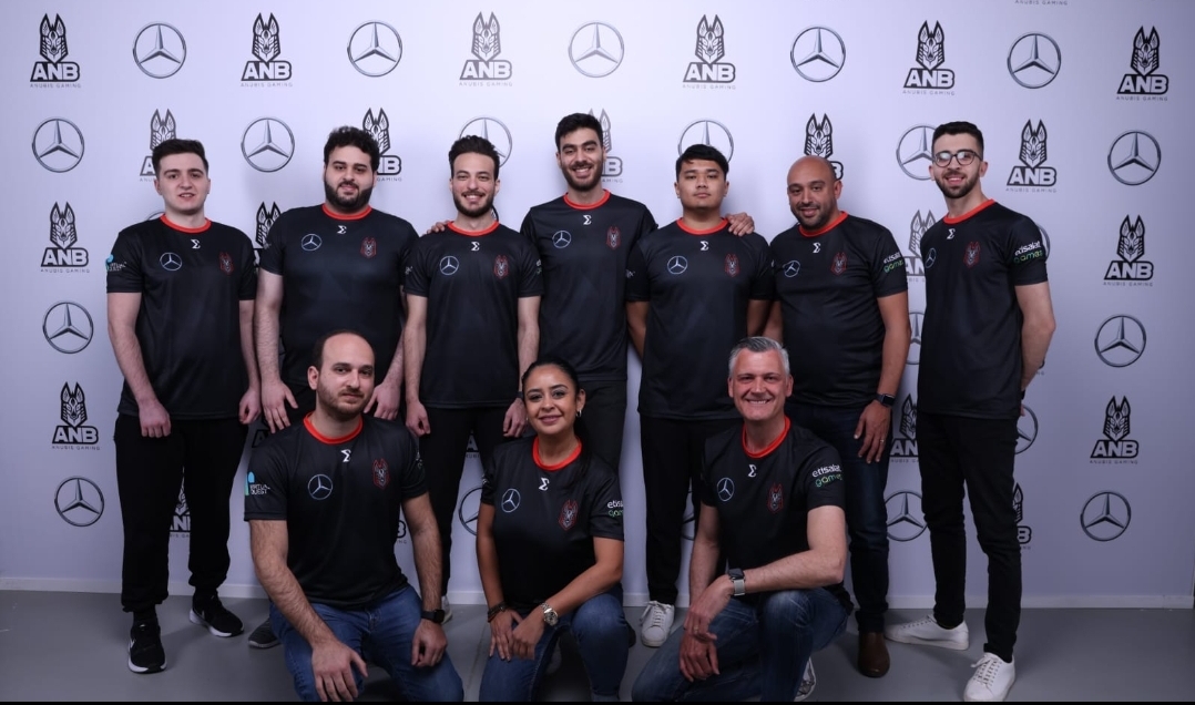مرسيدس بنز ايجيبت ترعى فريق Anubis Gaming المصري أبطال الرياضات الإلكترونية