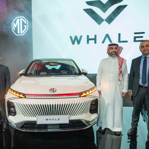 إم جي موتور تجذب الأنظار في معرض الرياض للسيارات مع سيارتي MG Whale وMG7