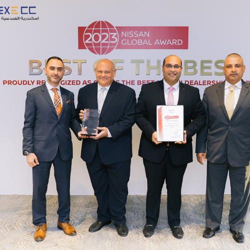 نيسان العالمية تمنح شركة إسكندرية الهندسية للسياراتAlex ECC  جائزتها للخدمات المتكاملة لعام 2023