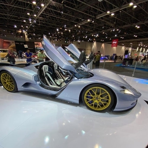 أسبارك أول أسرع هايبركار كهربائية في العالم تدشن في دبي