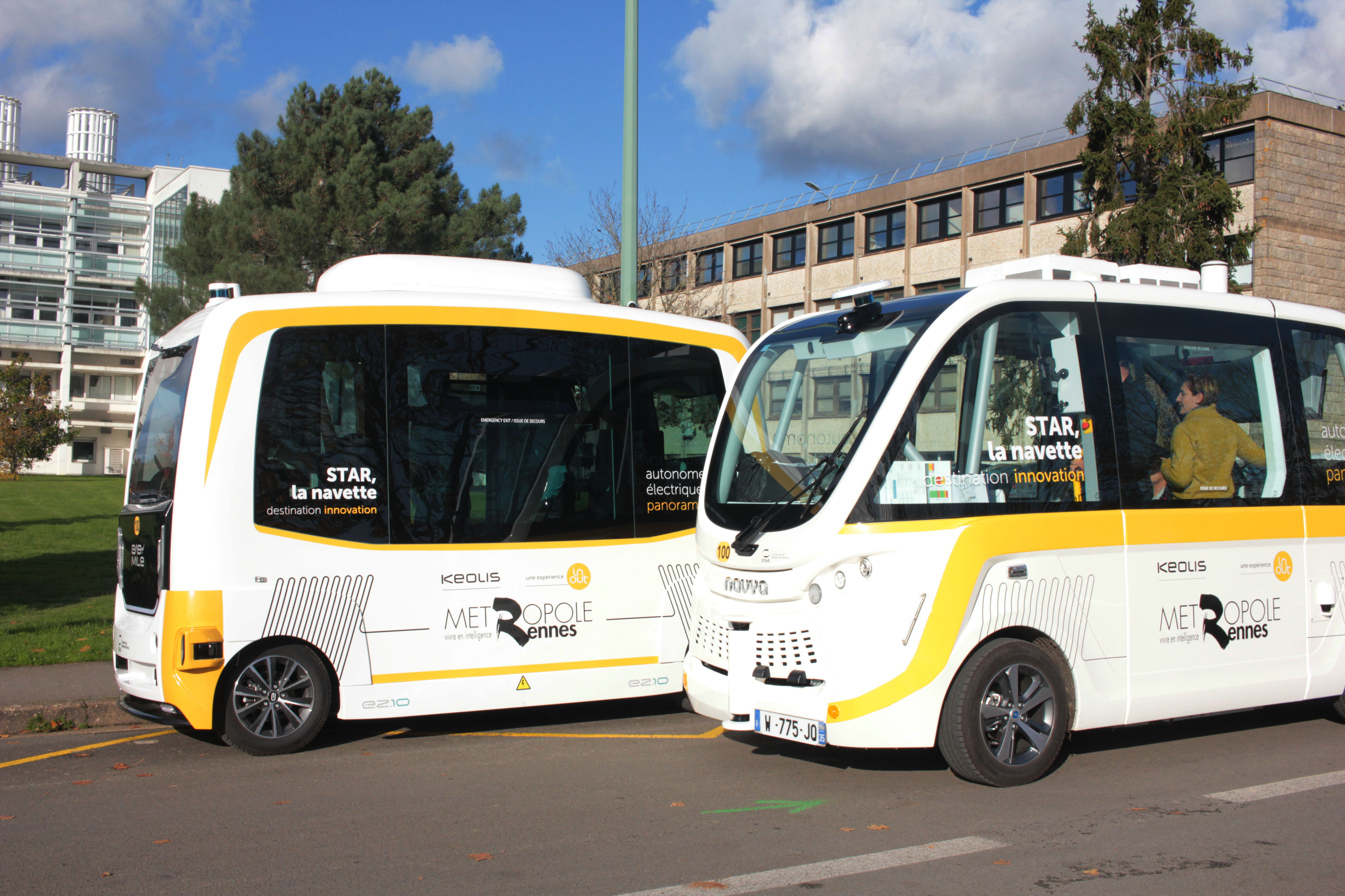 تكنولوجيا تنقل المستقبل - بالتعاون مع مدينة (Rennes) الفرنسية باصات Keolis ذاتية القيادة تبدأ فى العمل رسمياً هذا الشهر