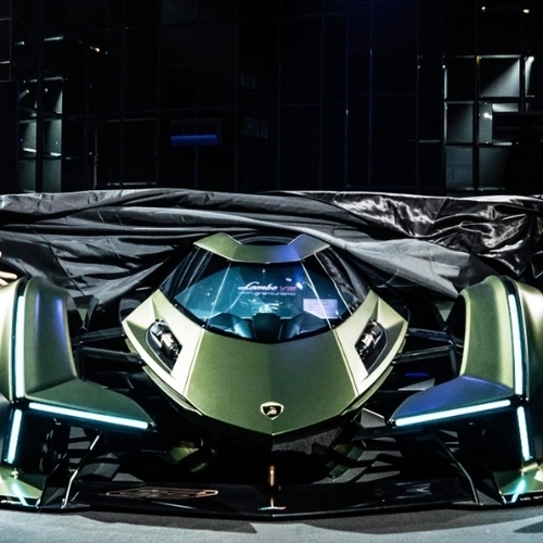 لامبورجينى تطلق سيارتها الثورية المستقبلية (Lambo V12 vision GT)