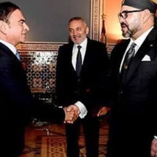 غصن في لقاء محمد السادس يؤكد على زيادة استثمارات رينو في المغرب
