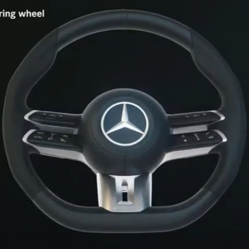 مرسيدس تكشف عن عجلة القيادة الجديدة الذكية