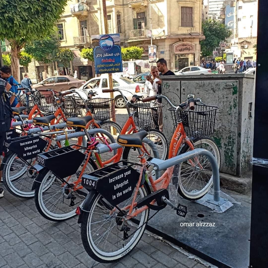 حفاظا علي البيئه داخل القاهرة النقل يبدأ مشروع التنقل كايرو بايك للعجل
