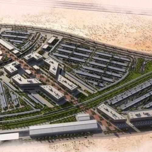 اقترب الانتهاء من اكبر محطة حافلات وسيارات خدمة فى العاصمة الجديدة بسواعد مصرية