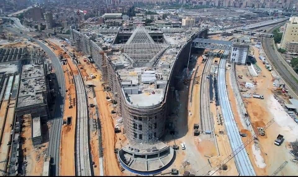 محطة سكك حديد مصر  بمنطقة بشتيل بالجيزة  عالميه بتكنولوجيه المستقبل