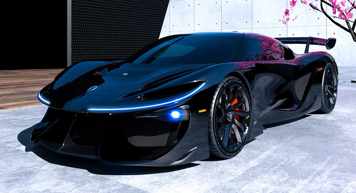 شاهد كوينيجسيج KXX الهجينة الرقمية التخيلية بقوة 2000 حصان