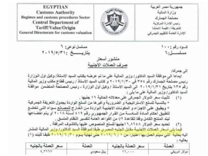 انخفاض أسعار بعض أنواع بعض السيارات بسبب انخفاض الدولار الجمركي