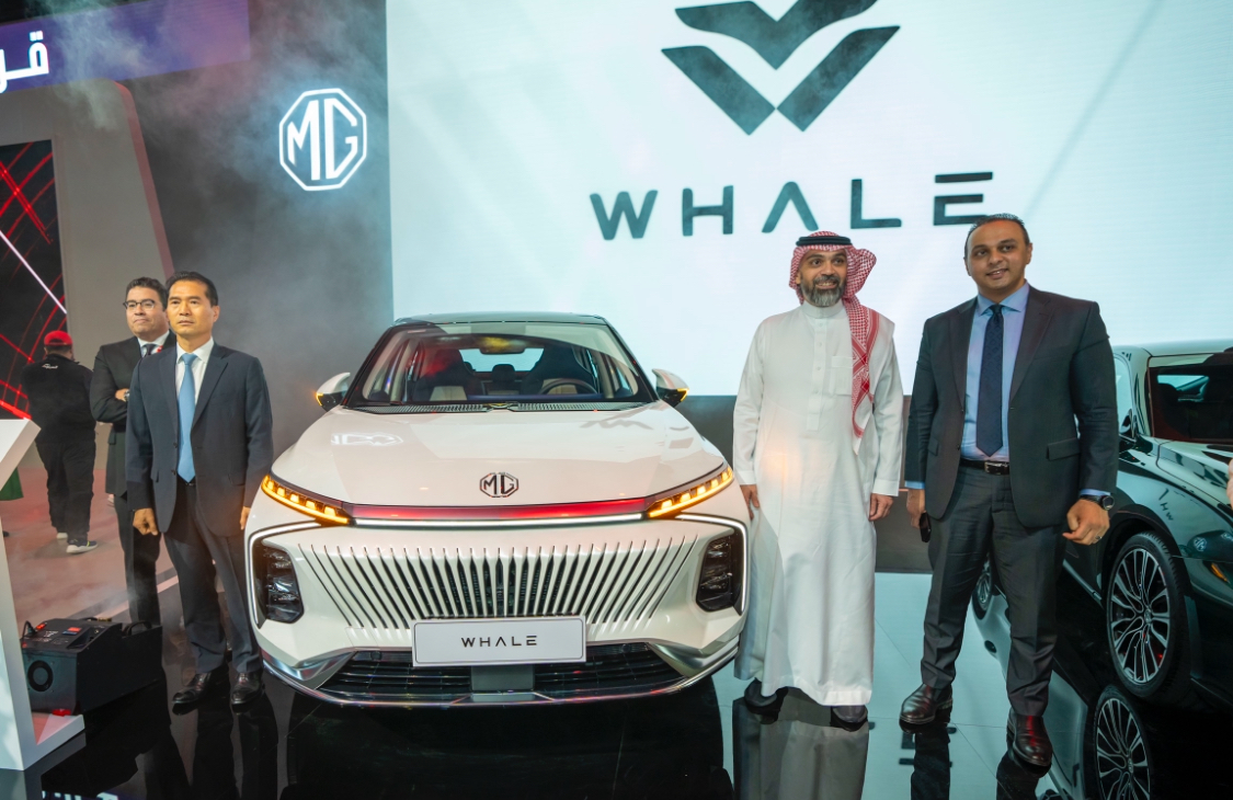 إم جي موتور تجذب الأنظار في معرض الرياض للسيارات مع سيارتي MG Whale وMG7