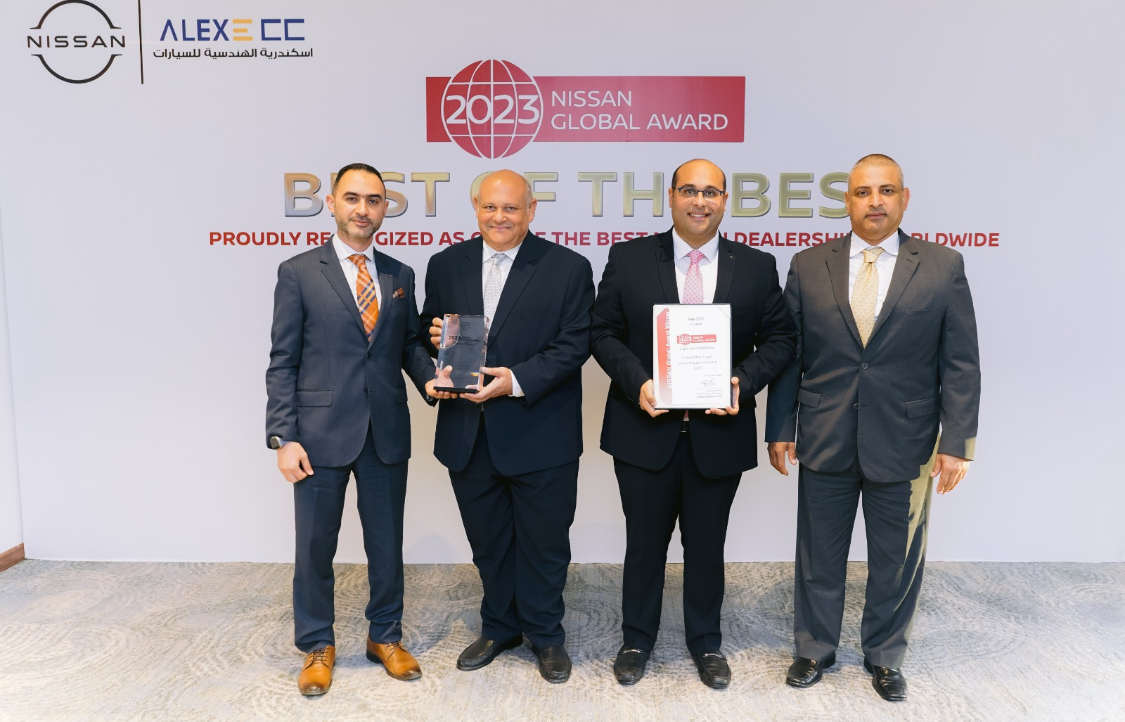 نيسان العالمية تمنح شركة إسكندرية الهندسية للسياراتAlex ECC  جائزتها للخدمات المتكاملة لعام 2023