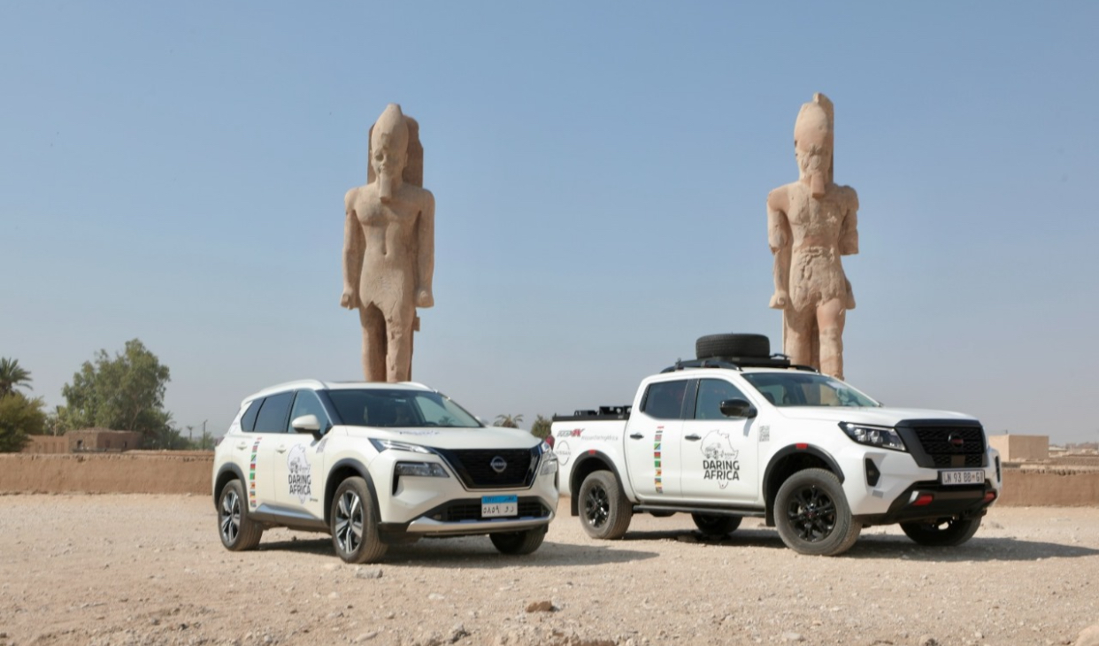 قافلة نيسان Daring Africa تصل لمصر في محطتها الأخيرة احتفالًا بسيارة Navara الجديدة